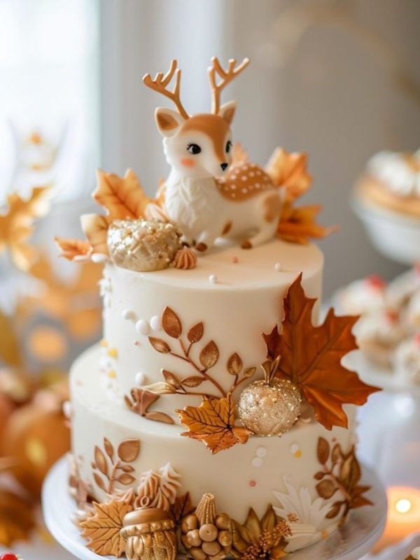 25 Easy Fall Baby Shower Cake Ideas - Barefoot Budgeting